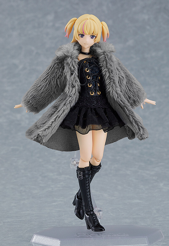 Yuki (Black Corset Dress + Fur Coat Outfit), Original, Max Factory, Action/Dolls, 4545784068465